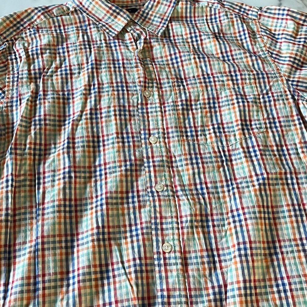 Gap Slim Fit Short Sleeve Button Up Sz. XL